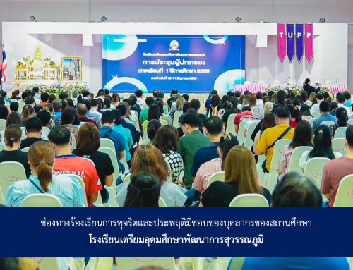 ช่องทางร้องเรียนการทุจริตและประพฤติมิชอบของบุคลากรของสถานศึกษา